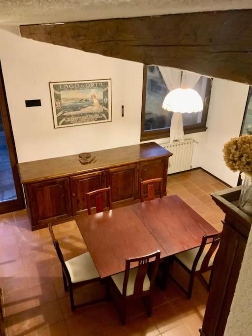 Villa Giardino Con Pontile Sul Lago D'Orta In Riva Orta San Giulio Bagian luar foto